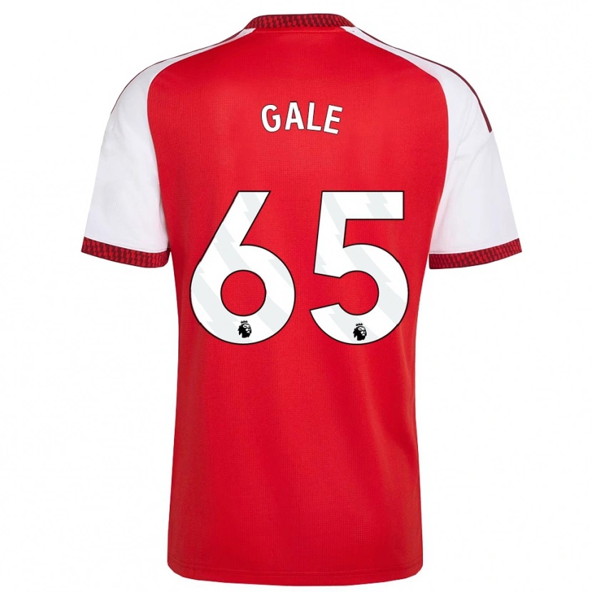 Danxen Heren Jessie Gale #65 Rood Wit Zwart Thuisshirt Thuistenue 2026/27 T-Shirt