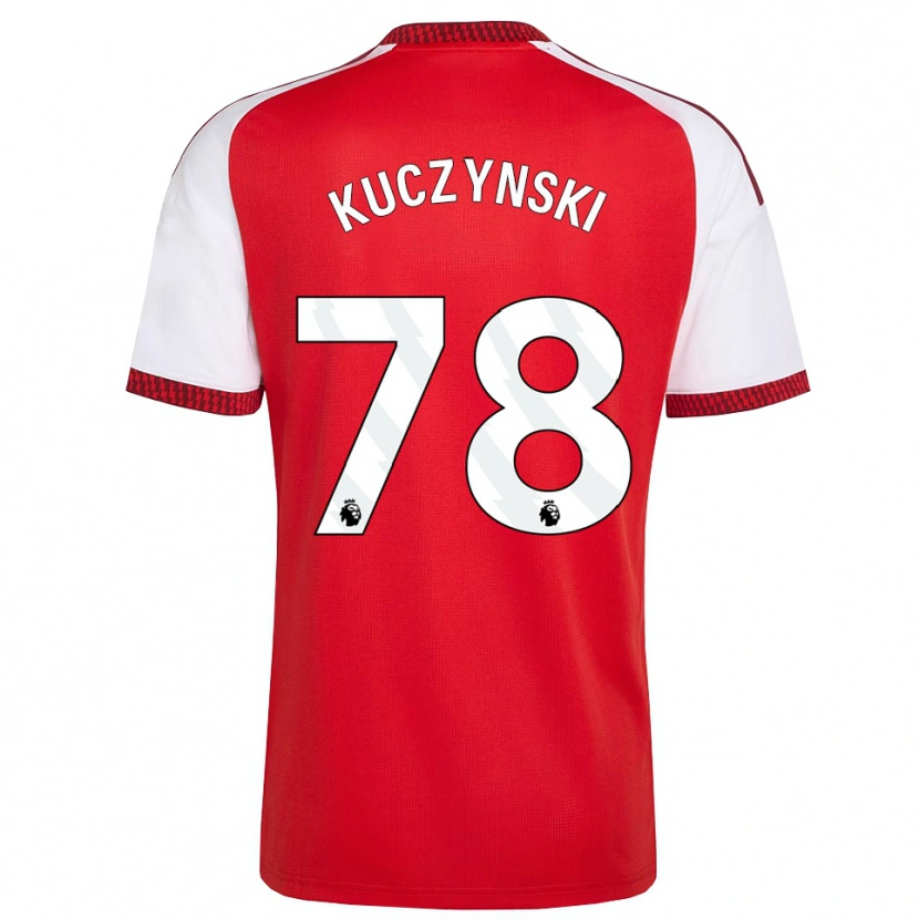 Danxen Heren Max Kuczynski #78 Rood Wit Zwart Thuisshirt Thuistenue 2026/27 T-Shirt