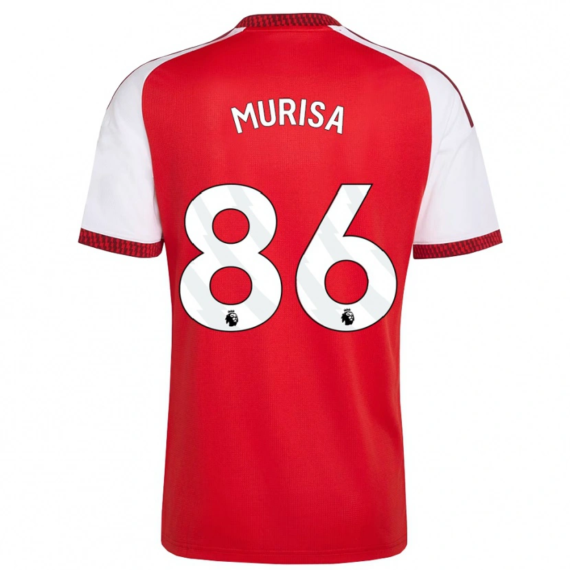 Danxen Heren Teshaun Murisa #86 Rood Wit Zwart Thuisshirt Thuistenue 2026/27 T-Shirt