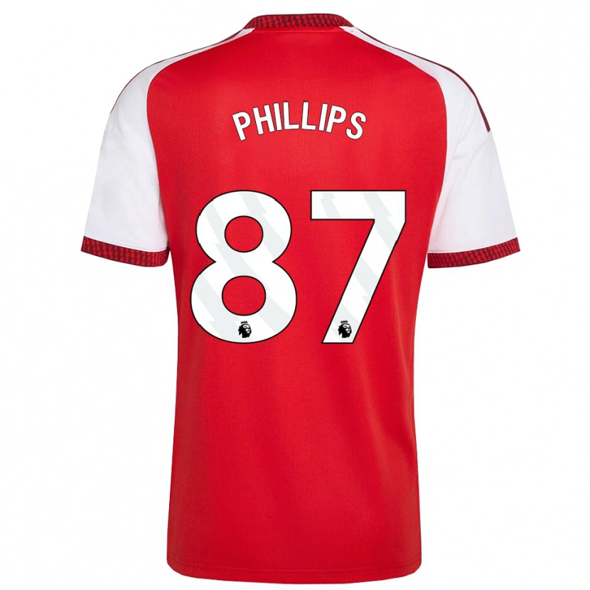 Danxen Heren Bowen Phillips #87 Rood Wit Zwart Thuisshirt Thuistenue 2026/27 T-Shirt