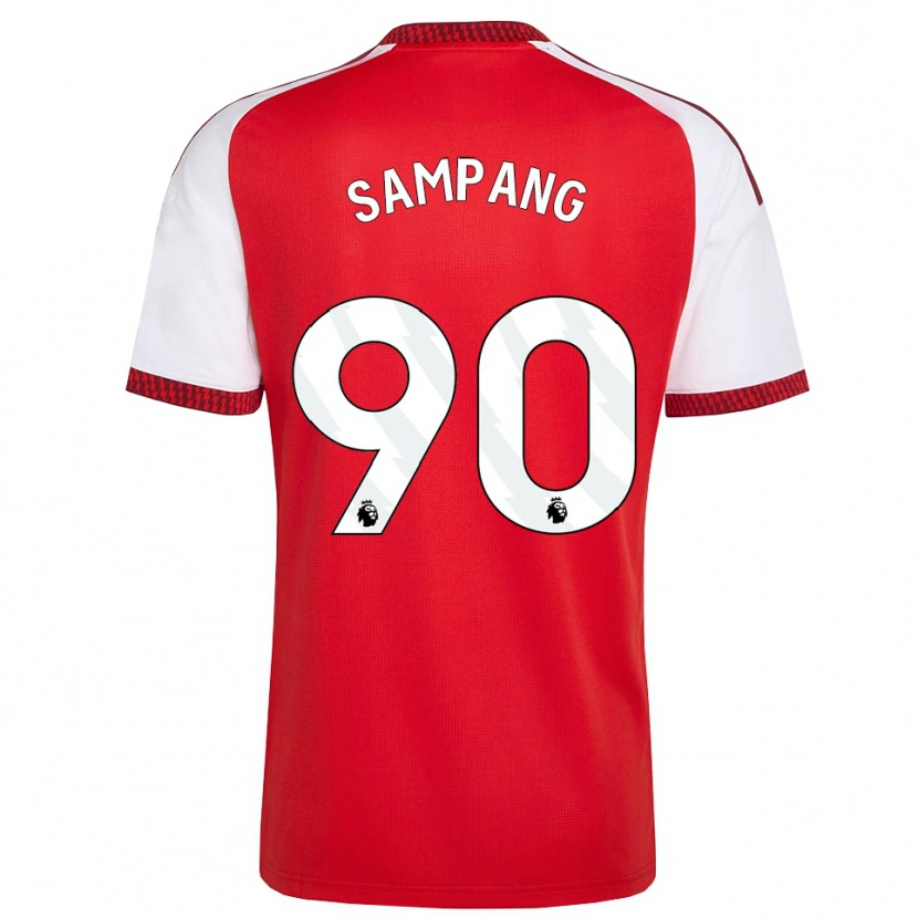Danxen Heren Saurap Sampang #90 Rood Wit Zwart Thuisshirt Thuistenue 2026/27 T-Shirt