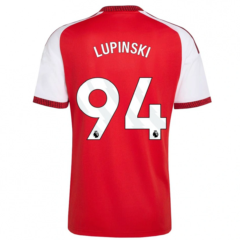 Danxen Heren Remi Lupinski #94 Rood Wit Zwart Thuisshirt Thuistenue 2026/27 T-Shirt