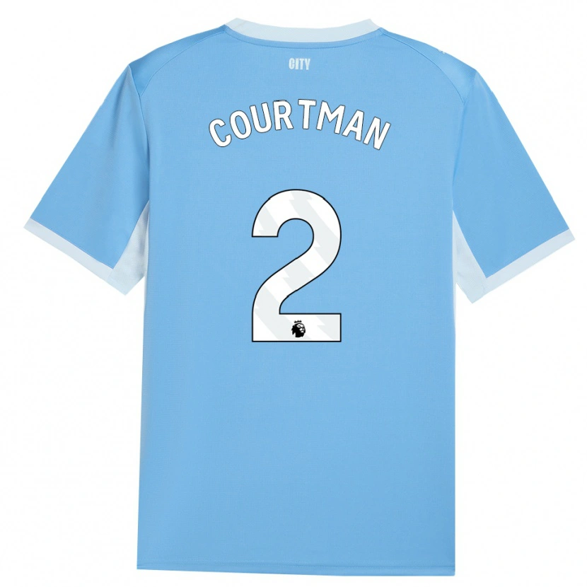 Danxen Heren Charlie Courtman #2 Licht Hemelsblauw Wit Thuisshirt Thuistenue 2026/27 T-Shirt