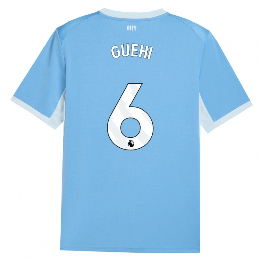 Danxen Heren Marc Guéhi #6 Licht Hemelsblauw Wit Thuisshirt Thuistenue 2026/27 T-Shirt