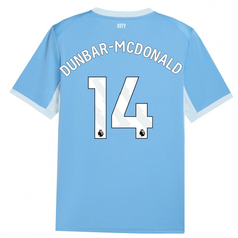 Danxen Heren Christian Dunbar-Mcdonald #14 Licht Hemelsblauw Wit Thuisshirt Thuistenue 2026/27 T-Shirt