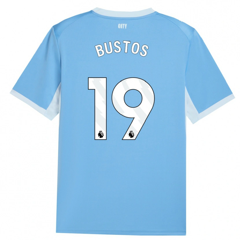 Danxen Heren Nahuel Bustos #19 Licht Hemelsblauw Wit Thuisshirt Thuistenue 2026/27 T-Shirt