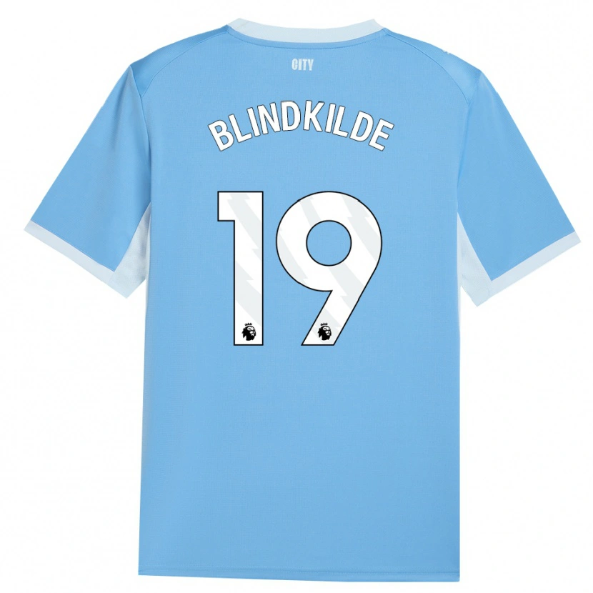 Danxen Heren Laura Blindkilde Brown #19 Licht Hemelsblauw Wit Thuisshirt Thuistenue 2026/27 T-Shirt