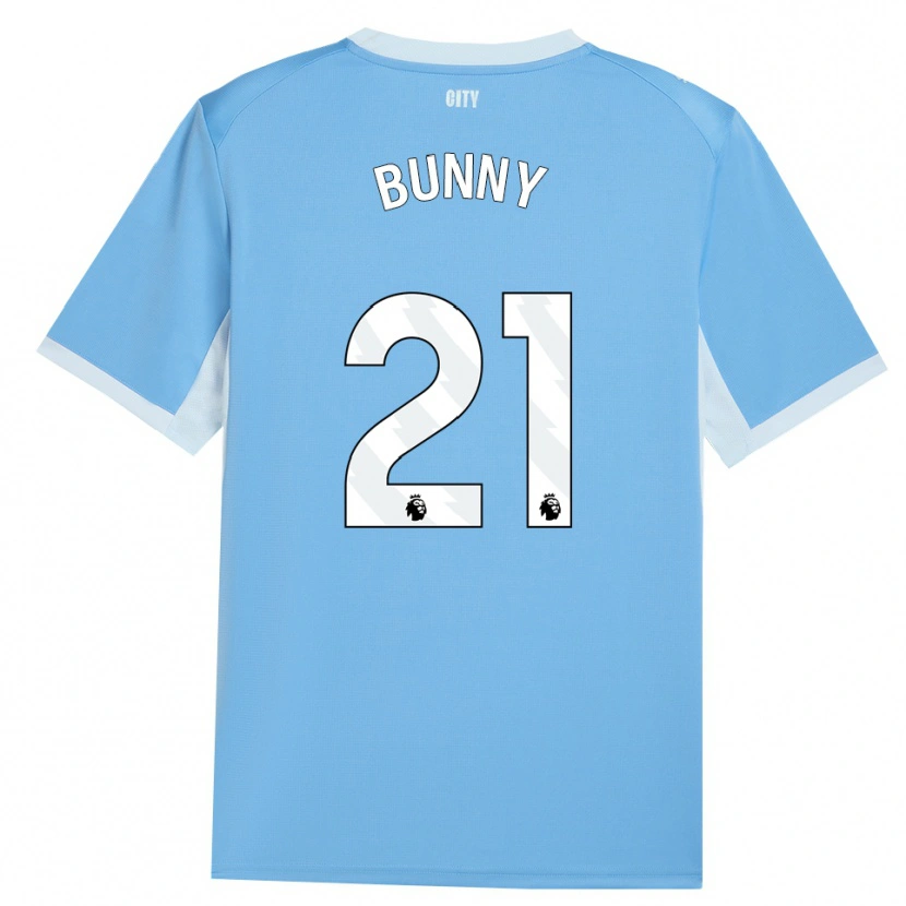Danxen Heren Khadija Shaw #21 Licht Hemelsblauw Wit Thuisshirt Thuistenue 2026/27 T-Shirt