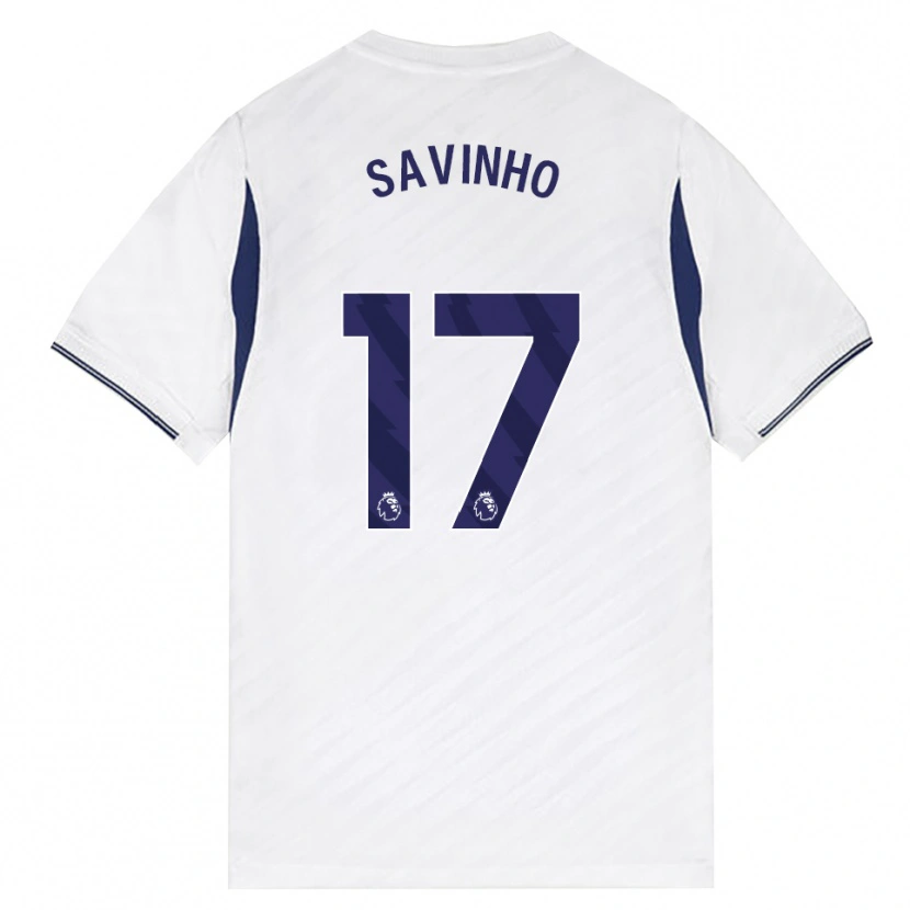 Danxen Heren Sávio Moreira De Oliveira #17 Wit Rood Paars Thuisshirt Thuistenue 2026/27 T-Shirt