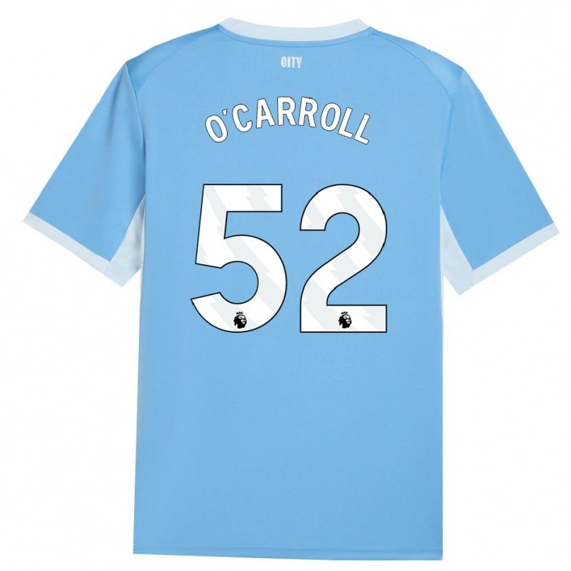 Danxen Heren Eve O'carroll #52 Licht Hemelsblauw Wit Thuisshirt Thuistenue 2026/27 T-Shirt