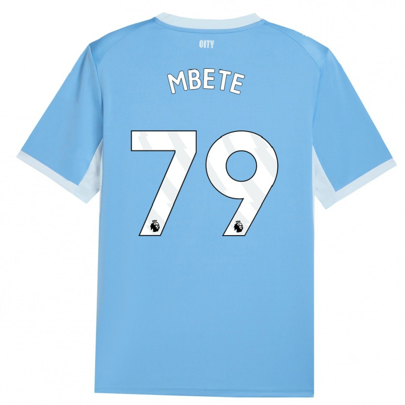 Danxen Heren Luke Mbete #79 Licht Hemelsblauw Wit Thuisshirt Thuistenue 2026/27 T-Shirt
