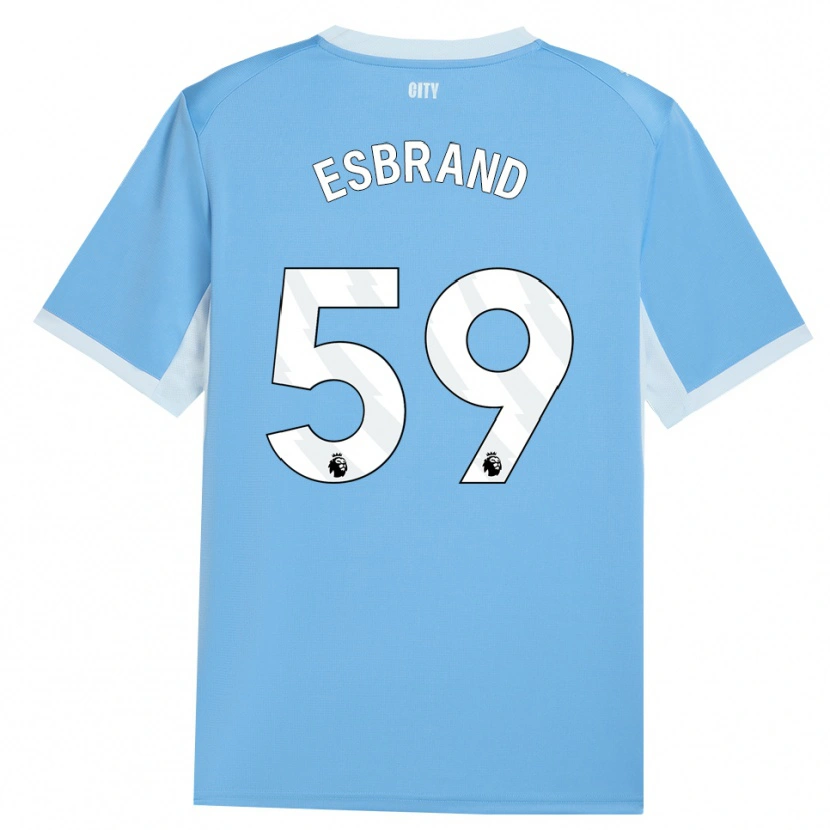 Danxen Heren Josh Wilson-Esbrand #59 Licht Hemelsblauw Wit Thuisshirt Thuistenue 2026/27 T-Shirt