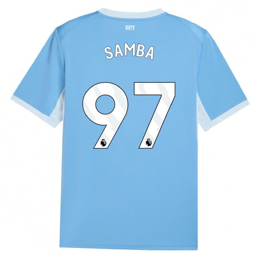 Danxen Heren Tyrone Samba #97 Licht Hemelsblauw Wit Thuisshirt Thuistenue 2026/27 T-Shirt