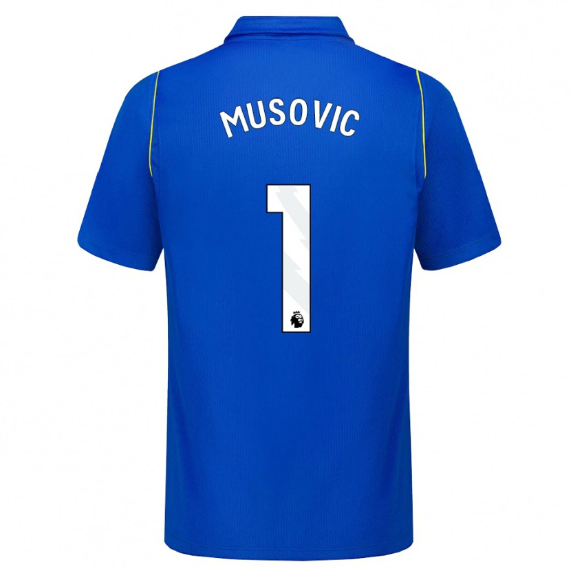 Danxen Heren Zecira Musovic #1 Blauw Geel Thuisshirt Thuistenue 2026/27 T-Shirt