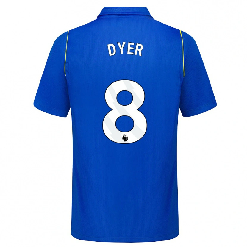 Danxen Heren Kiano Dyer #8 Blauw Geel Thuisshirt Thuistenue 2026/27 T-Shirt