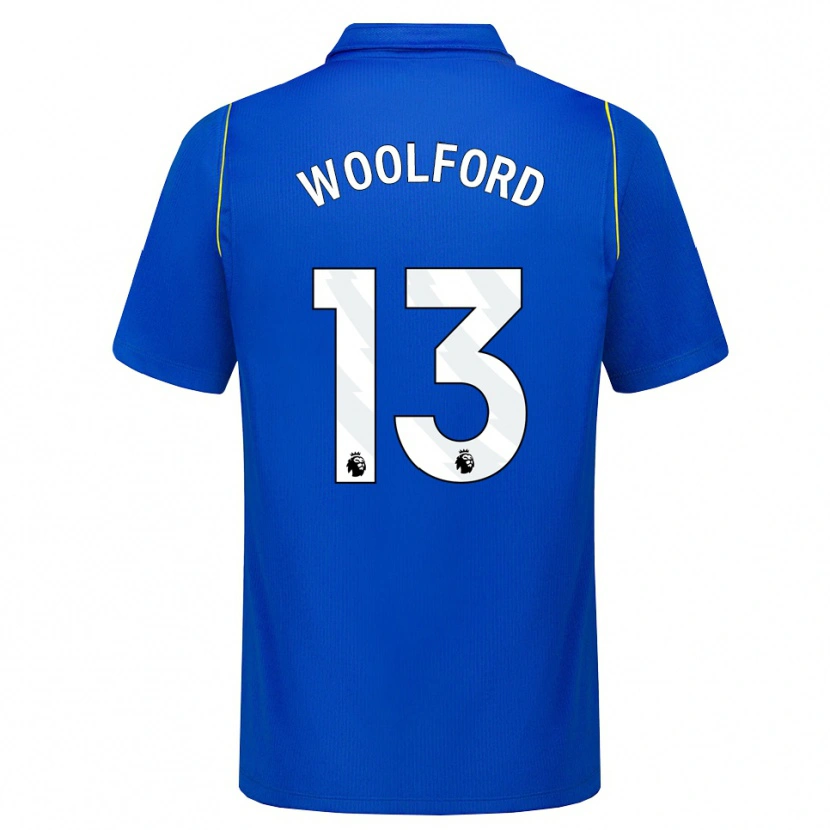 Danxen Heren Aaron Woolford #13 Blauw Geel Thuisshirt Thuistenue 2026/27 T-Shirt