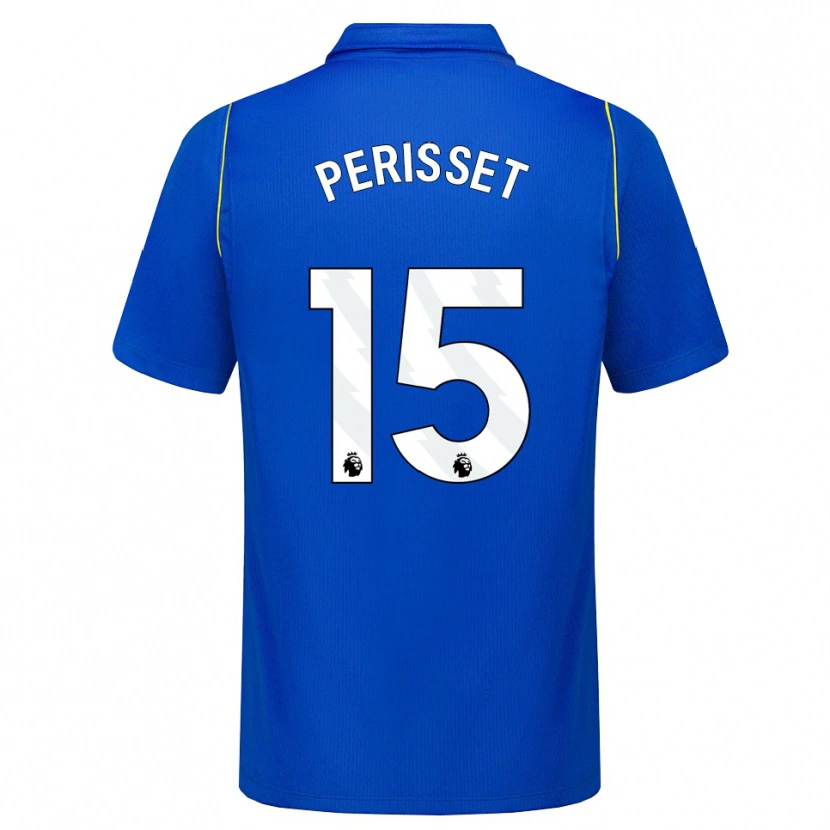Danxen Heren Eve Perisset #15 Blauw Geel Thuisshirt Thuistenue 2026/27 T-Shirt