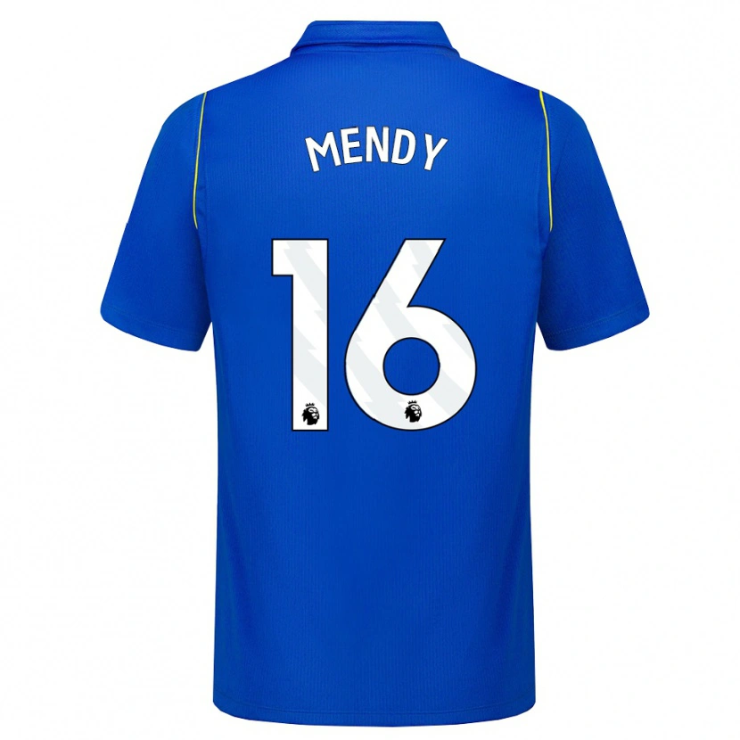 Danxen Heren Edouard Mendy #16 Blauw Geel Thuisshirt Thuistenue 2026/27 T-Shirt