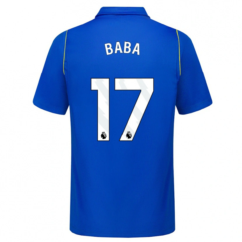 Danxen Heren Abdul-Rahman Baba #17 Blauw Geel Thuisshirt Thuistenue 2026/27 T-Shirt
