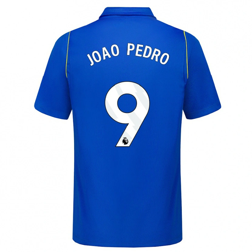 Danxen Heren João Pedro #9 Blauw Geel Thuisshirt Thuistenue 2026/27 T-Shirt
