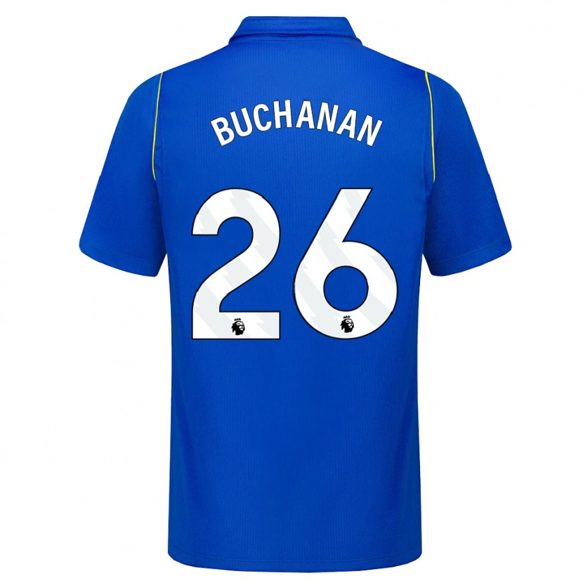 Danxen Heren Kadeisha Buchanan #26 Blauw Geel Thuisshirt Thuistenue 2026/27 T-Shirt