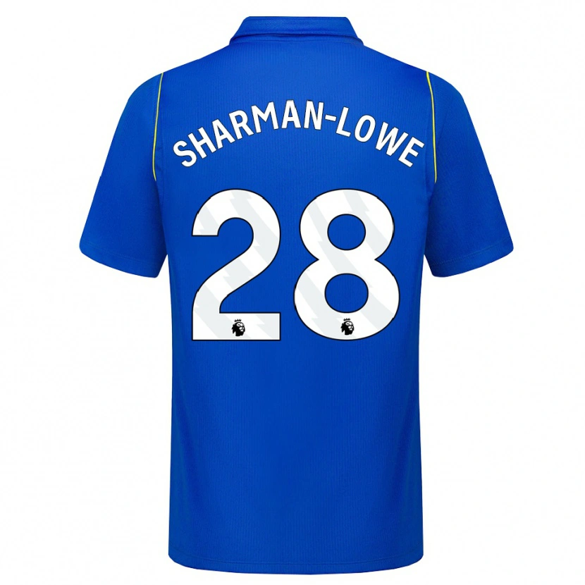 Danxen Heren Teddy Sharman-Lowe #28 Blauw Geel Thuisshirt Thuistenue 2026/27 T-Shirt