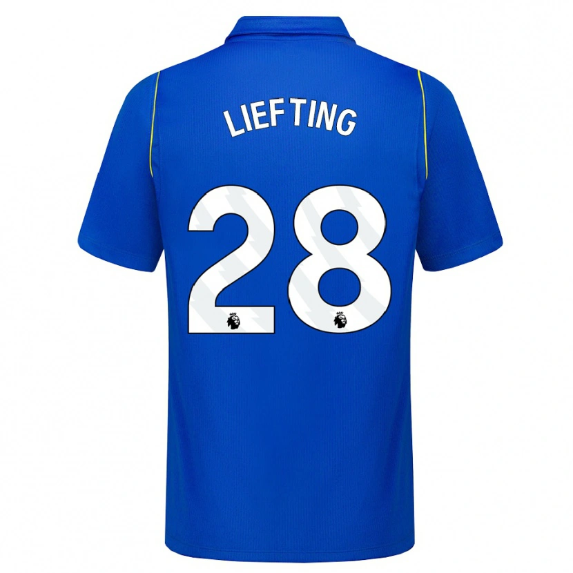 Danxen Heren Femke Liefting #28 Blauw Geel Thuisshirt Thuistenue 2026/27 T-Shirt
