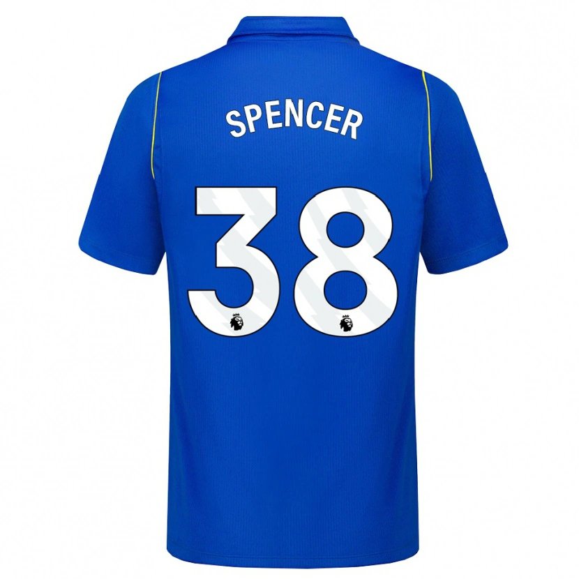 Danxen Heren Becky Spencer #38 Blauw Geel Thuisshirt Thuistenue 2026/27 T-Shirt