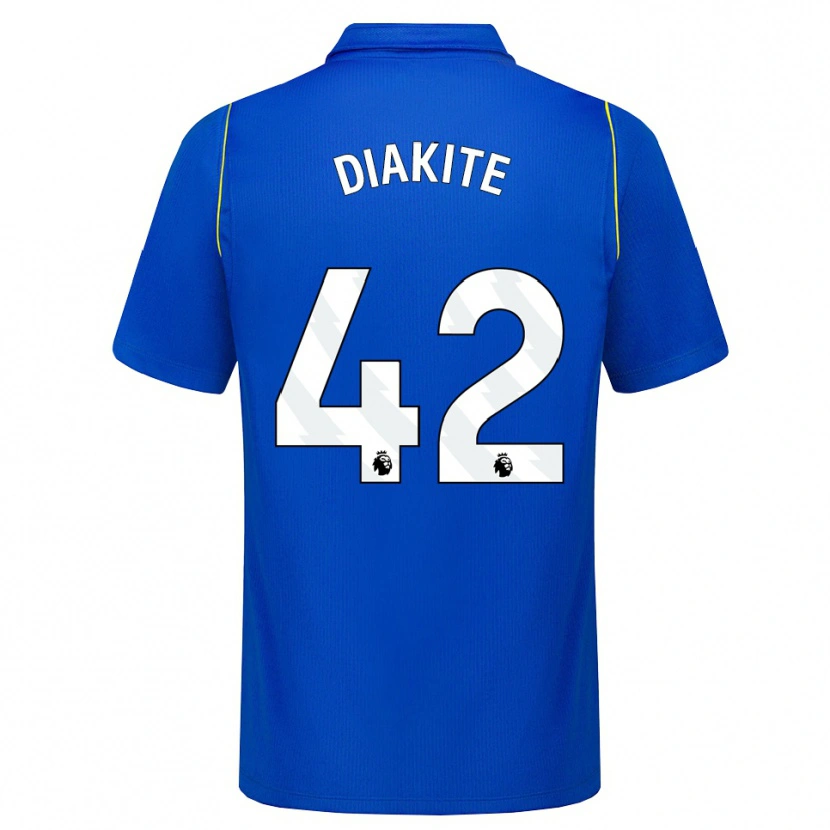 Danxen Heren Calvin Diakite #42 Blauw Geel Thuisshirt Thuistenue 2026/27 T-Shirt