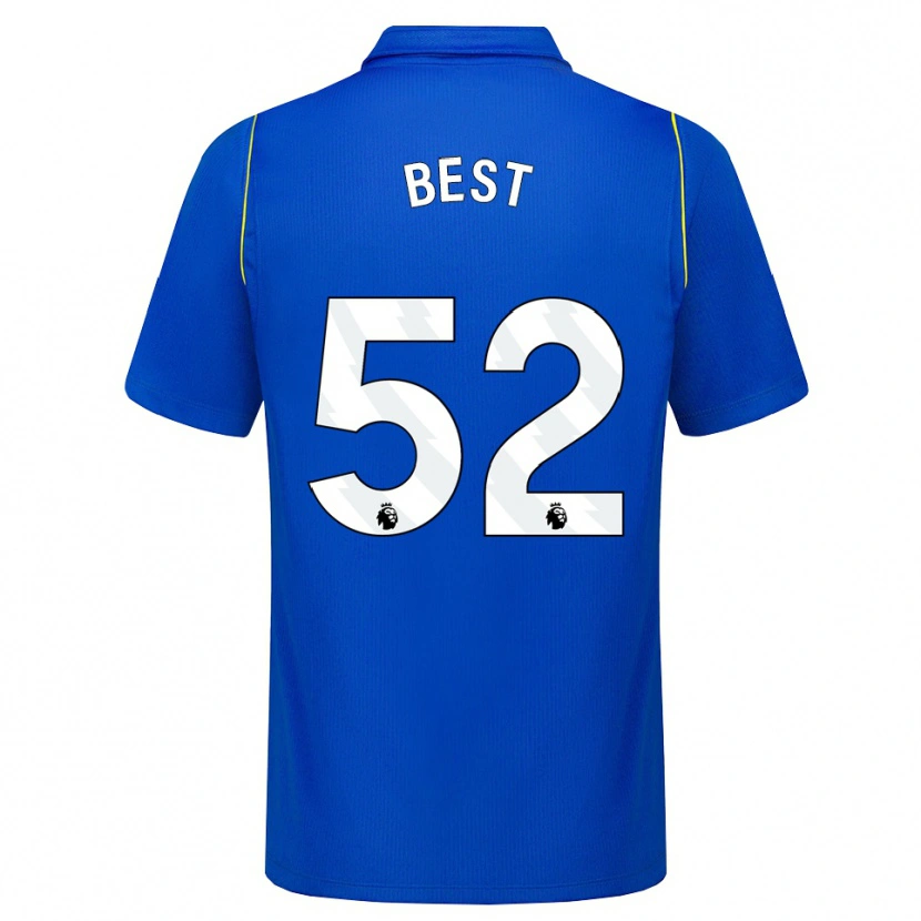 Danxen Heren Kian Best #52 Blauw Geel Thuisshirt Thuistenue 2026/27 T-Shirt
