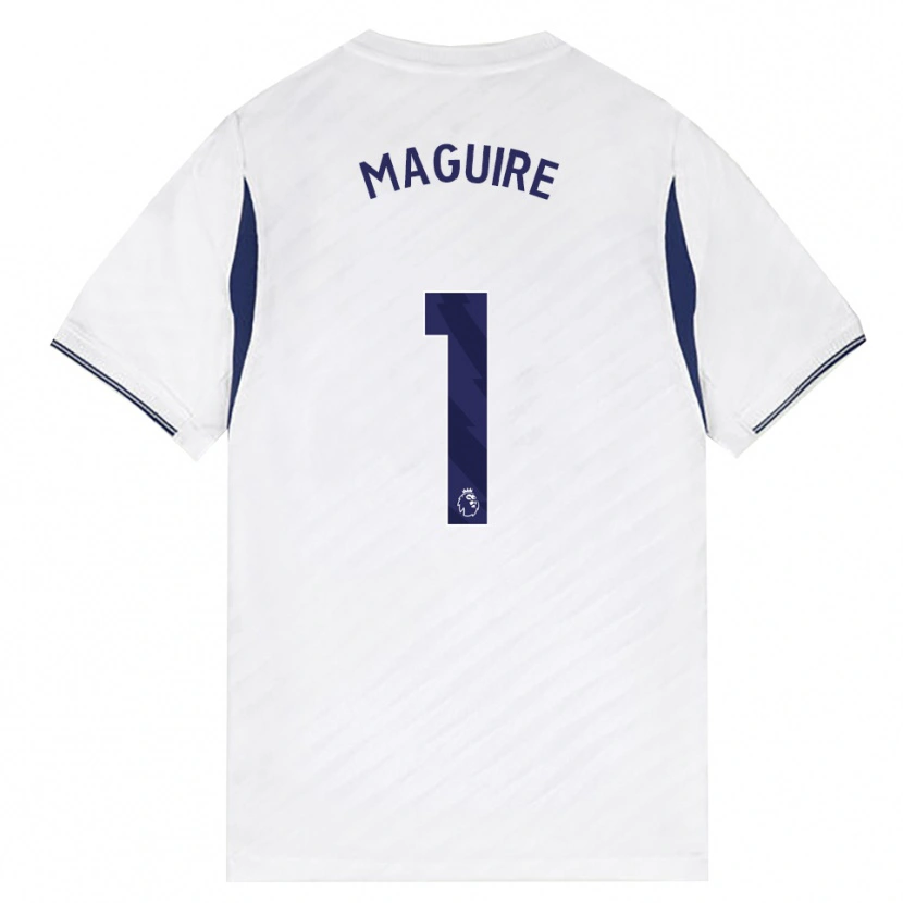 Danxen Heren Aaron Maguire #1 Wit Rood Paars Thuisshirt Thuistenue 2026/27 T-Shirt