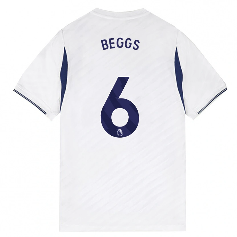 Danxen Heren Jamel Beggs #6 Wit Rood Paars Thuisshirt Thuistenue 2026/27 T-Shirt