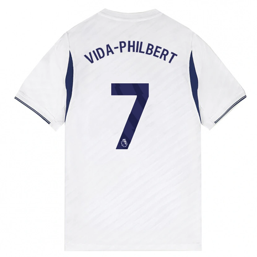Danxen Heren Joel Philbert #7 Wit Rood Paars Thuisshirt Thuistenue 2026/27 T-Shirt