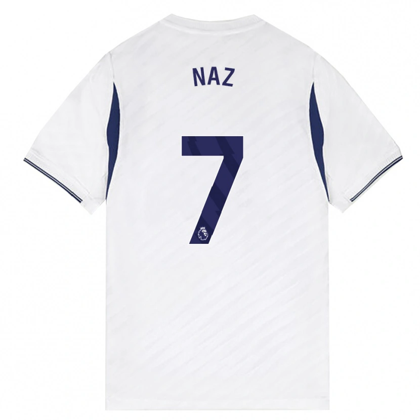 Danxen Heren Jessica Naz #7 Wit Rood Paars Thuisshirt Thuistenue 2026/27 T-Shirt