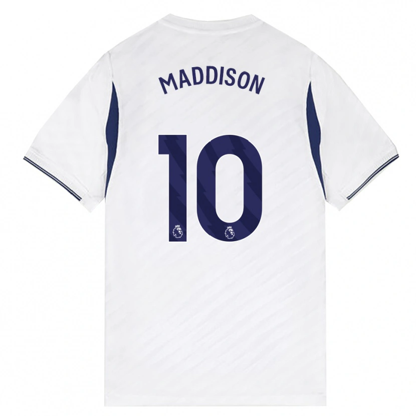 Danxen Heren James Maddison #10 Wit Rood Paars Thuisshirt Thuistenue 2026/27 T-Shirt