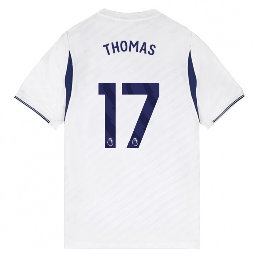 Danxen Heren Martha Thomas #17 Wit Rood Paars Thuisshirt Thuistenue 2026/27 T-Shirt