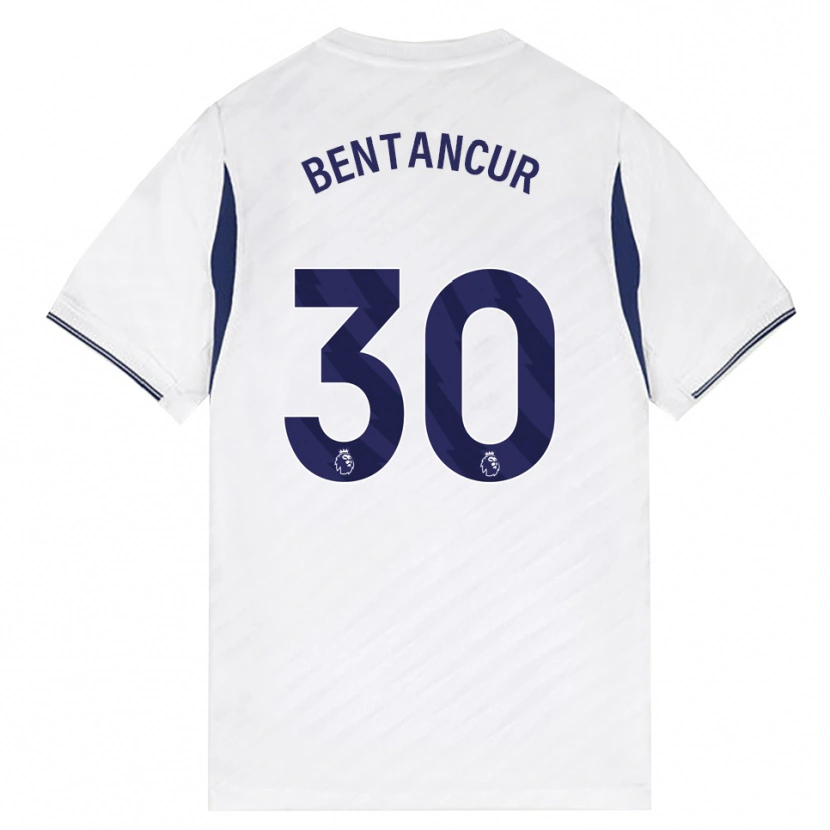 Danxen Heren Rodrigo Bentancur #30 Wit Rood Paars Thuisshirt Thuistenue 2026/27 T-Shirt
