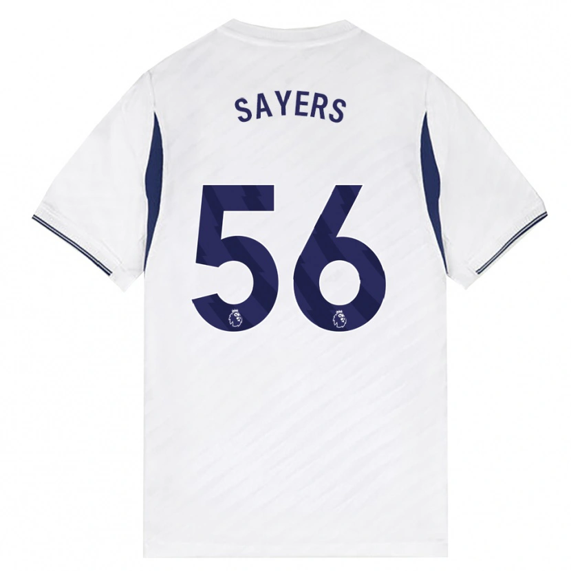 Danxen Heren Charlie Sayers #56 Wit Rood Paars Thuisshirt Thuistenue 2026/27 T-Shirt