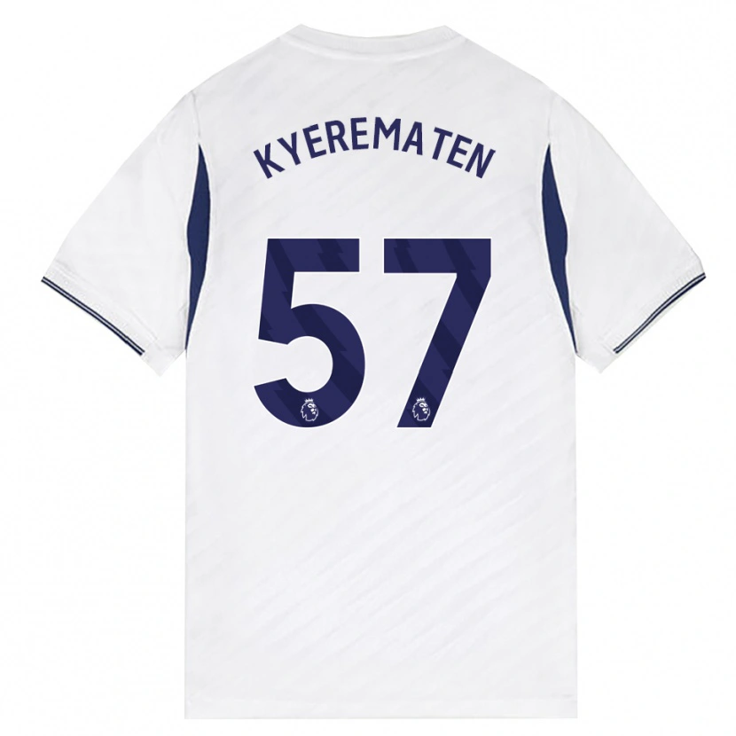 Danxen Heren Rio Kyerematen #57 Wit Rood Paars Thuisshirt Thuistenue 2026/27 T-Shirt