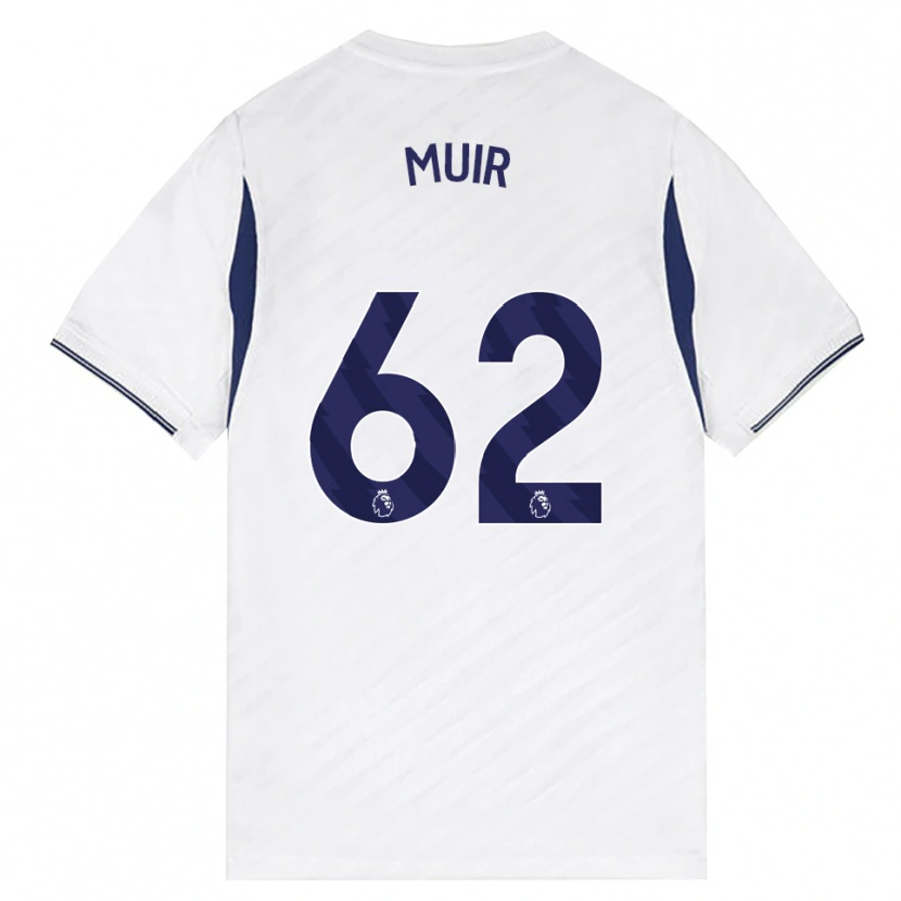 Danxen Heren Marqes Muir #62 Wit Rood Paars Thuisshirt Thuistenue 2026/27 T-Shirt