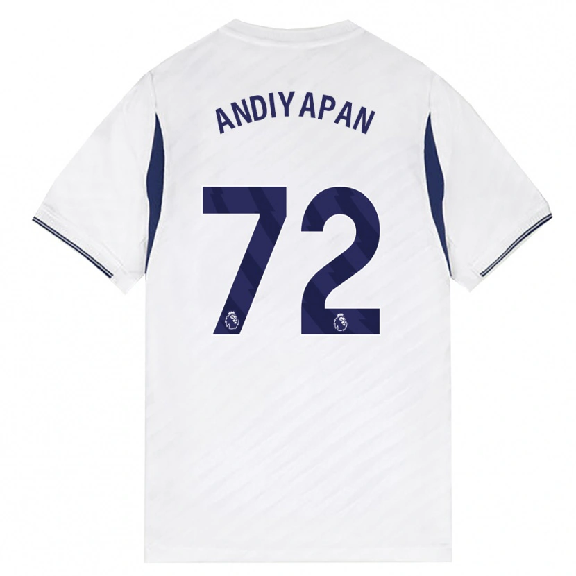 Danxen Heren William Andiyapan #72 Wit Rood Paars Thuisshirt Thuistenue 2026/27 T-Shirt