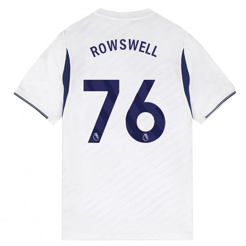 Danxen Heren James Rowswell #76 Wit Rood Paars Thuisshirt Thuistenue 2026/27 T-Shirt