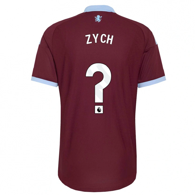 Danxen Heren Oliwier Zych #0 Korenbloemblauw Bordeaux Thuisshirt Thuistenue 2026/27 T-Shirt