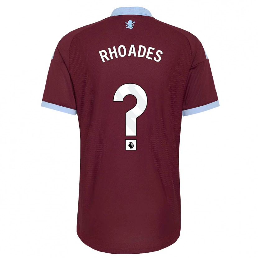 Danxen Heren Harvey Rhoades #0 Korenbloemblauw Bordeaux Thuisshirt Thuistenue 2026/27 T-Shirt
