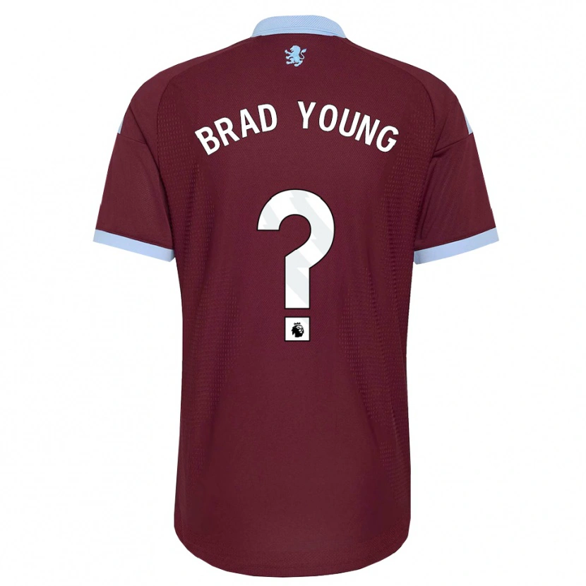 Danxen Heren Brad Young #0 Korenbloemblauw Bordeaux Thuisshirt Thuistenue 2026/27 T-Shirt
