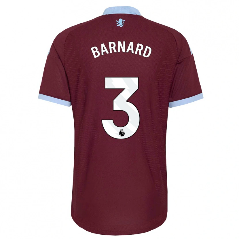 Danxen Heren Finlay Barnard #3 Korenbloemblauw Bordeaux Thuisshirt Thuistenue 2026/27 T-Shirt