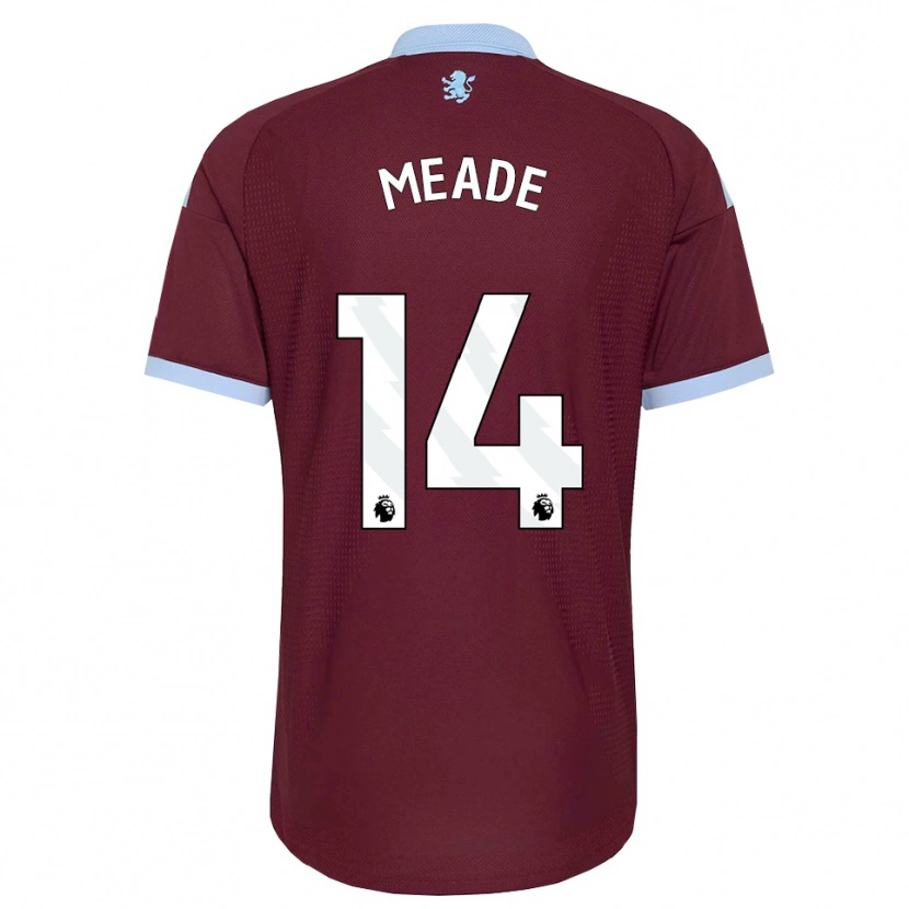 Danxen Heren Markie Meade #14 Korenbloemblauw Bordeaux Thuisshirt Thuistenue 2026/27 T-Shirt
