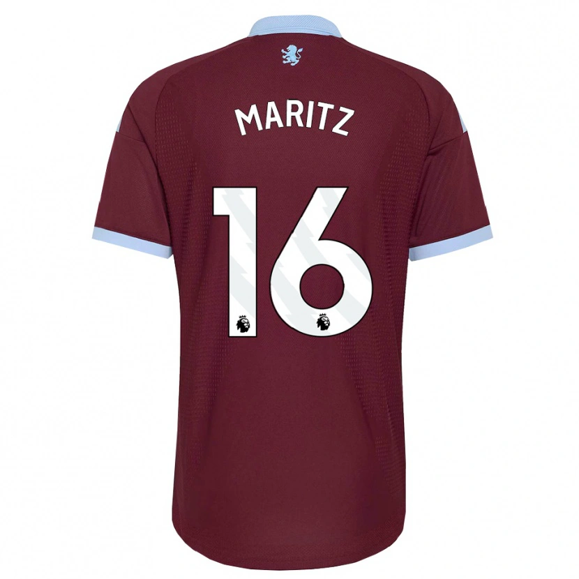 Danxen Heren Noelle Maritz #16 Korenbloemblauw Bordeaux Thuisshirt Thuistenue 2026/27 T-Shirt