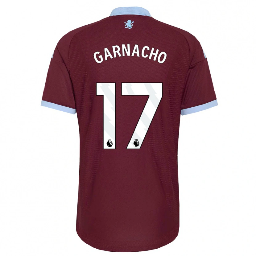 Danxen Heren Alejandro Garnacho #17 Korenbloemblauw Bordeaux Thuisshirt Thuistenue 2026/27 T-Shirt