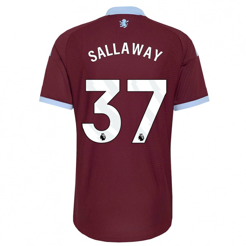 Danxen Heren Lydia Sallaway #37 Korenbloemblauw Bordeaux Thuisshirt Thuistenue 2026/27 T-Shirt